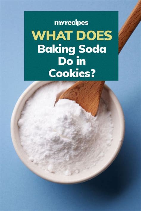 What does baking soda do to cookies?