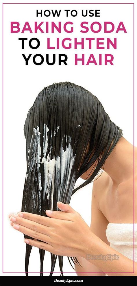 What does baking soda do to your hair color?