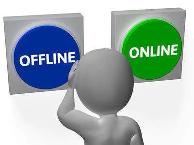 What does being offline mean?