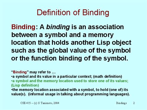 What does binding mean in business?