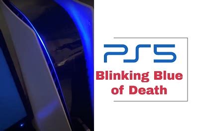 What does blue light of death mean on PS5?