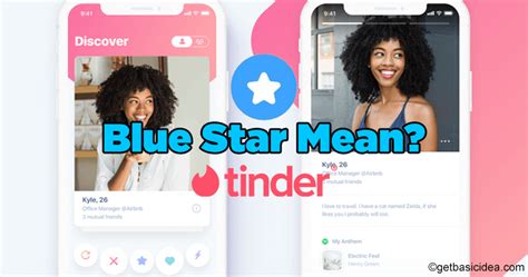 What does blue star mean on Tinder?