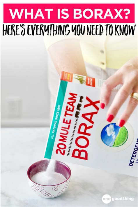 What does borax smell like?