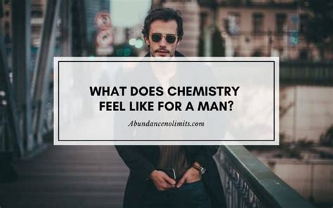 What does chemistry feel like?