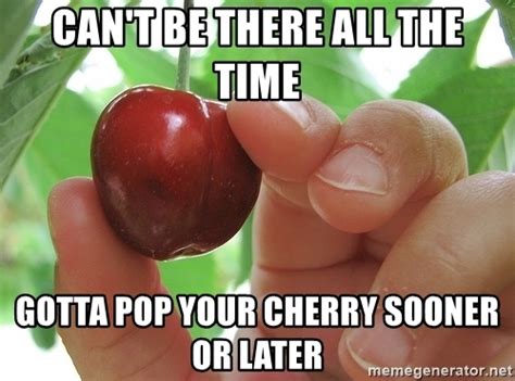 What does cherries mean in slang?