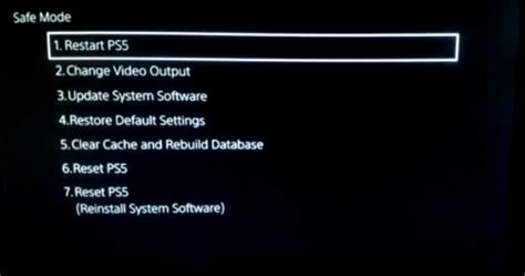 What does clear system cache mean on PS5?