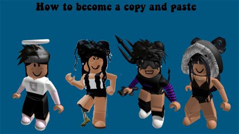 What does copy and paste girl mean in Roblox?