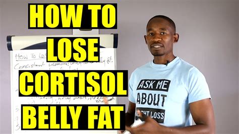 What does cortisol belly look like?