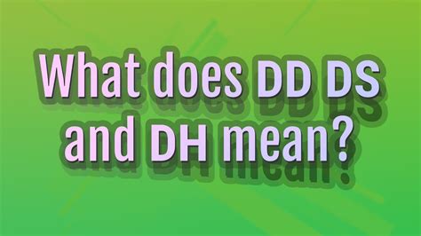 What does dd mode mean?