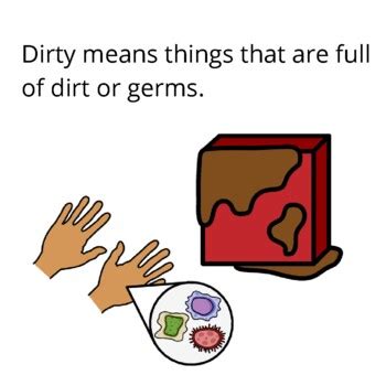 What does dirty mean for kids?