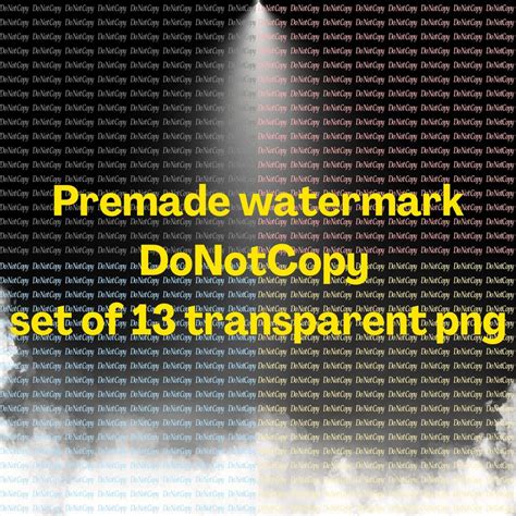 What does do not copy watermark mean?