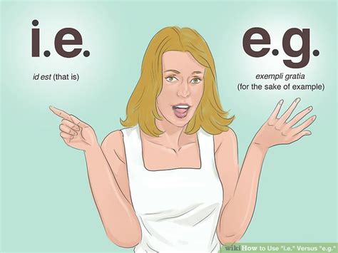 What does e.g. stand for?