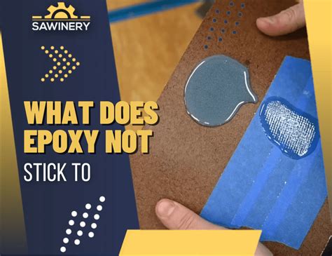 What does epoxy not stick to?