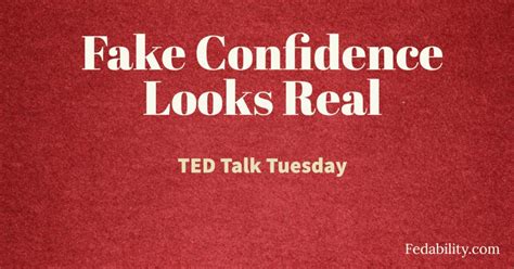 What does fake confidence look like?