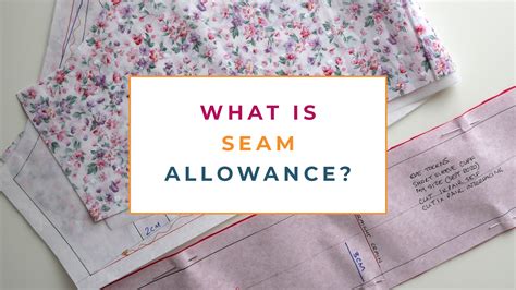 What does finish seam allowance mean?