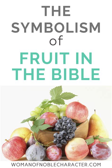 What does fruit mean biblically?