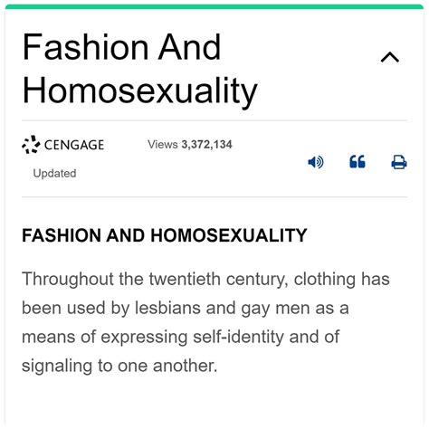 What does gay clothing mean?