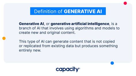 What does generative in generative AI mean?