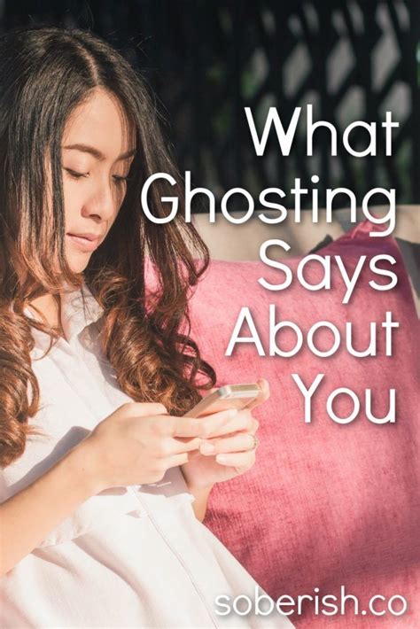 What does ghosting say about a woman?