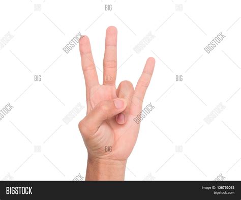 What does holding 3 fingers sideways mean?