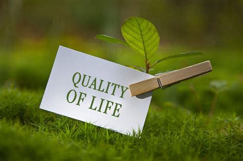 What does improve quality of life mean?