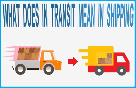 What does in transit mean courier guy?