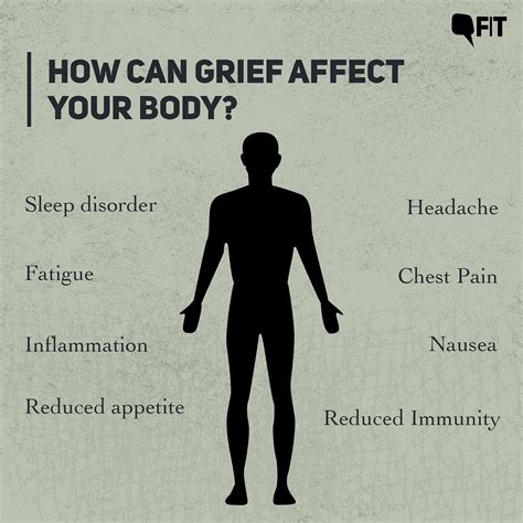What does intense grief do to your body?