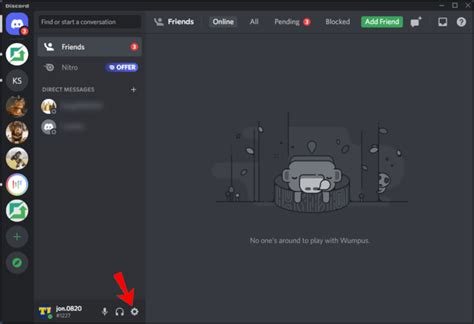 What does invisible look like on Discord?