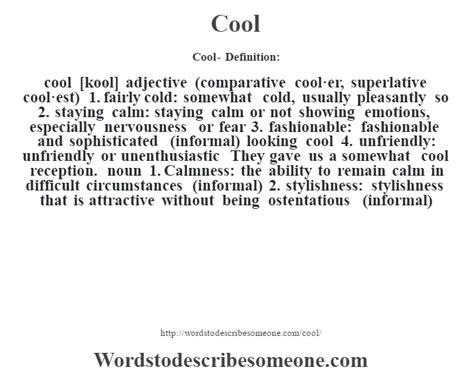 What does it's really cool mean?