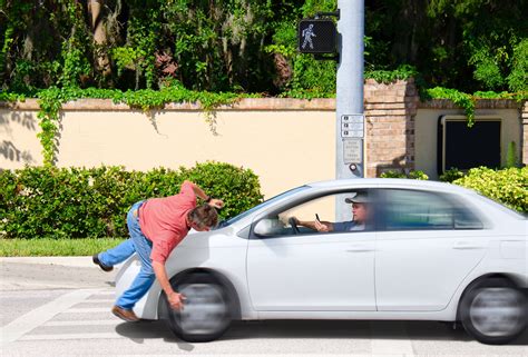 What does it feel like to get hit by a car?