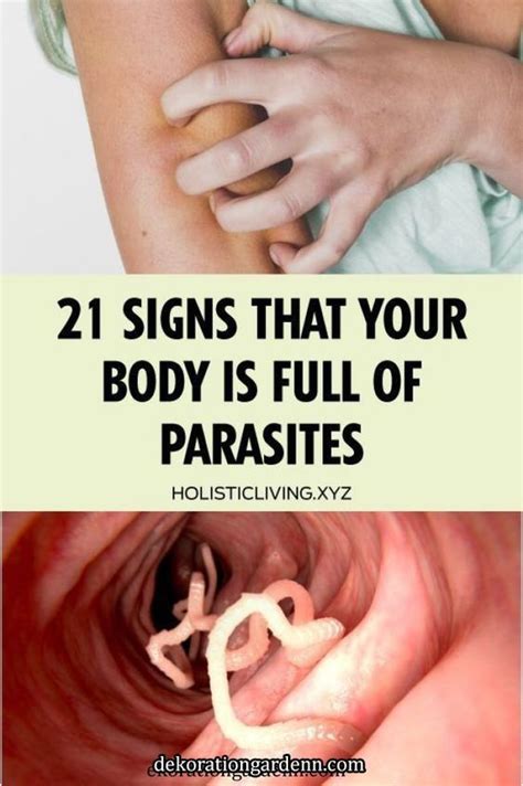 What does it feel like when parasites are leaving your body?