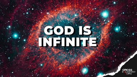 What does it mean God is infinite?