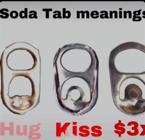 What does it mean if someone gives you a soda tab?