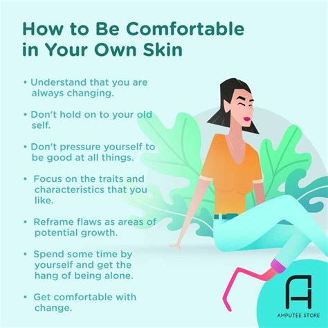 What does it mean to be comfortable with your body?
