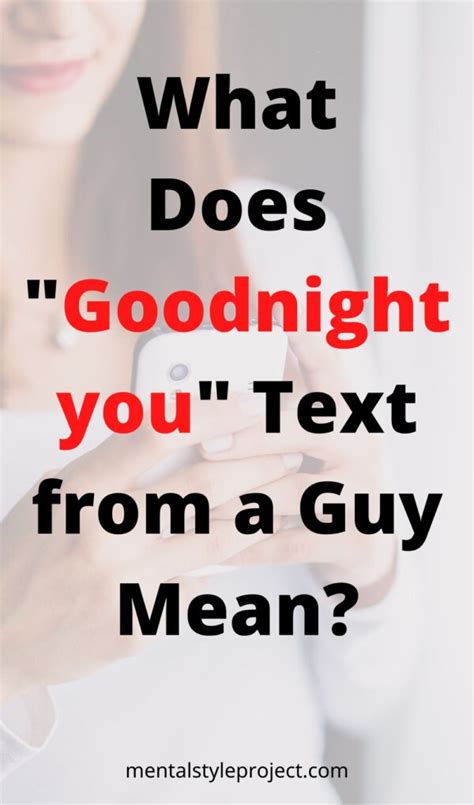 What does it mean when a guy says goodnight ❤?