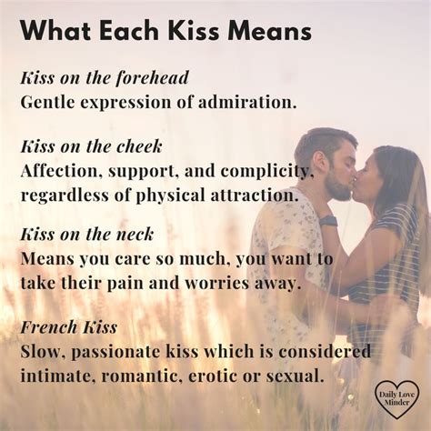 What does it mean when a kiss is wet?