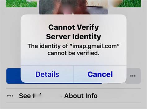 What does it mean when it says unable to verify?