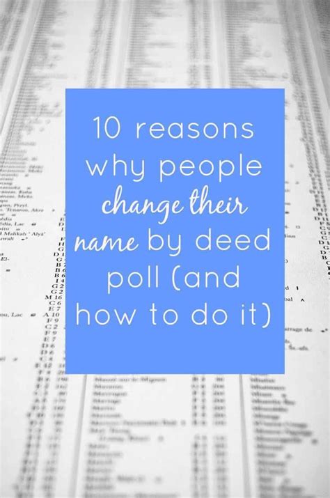 What does it mean when someone changes their name?