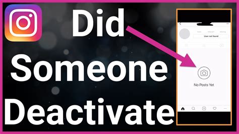 What does it mean when someone deactivates their account?