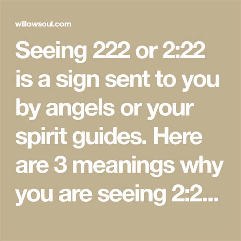 What does it mean when you see 222 and 22 22?
