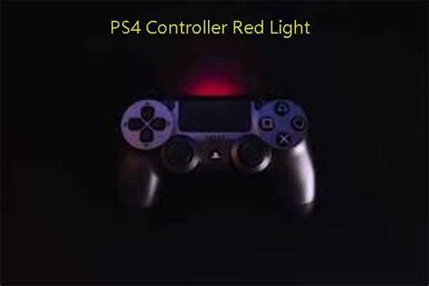 What does it mean when your PS4 controller blinks red and shuts off?