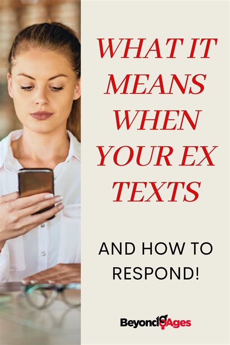 What does it mean when your ex texts you while in a relationship?