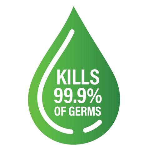 What does kills 99.9 of bacteria mean?