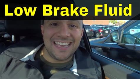 What does low brake fluid feel like?