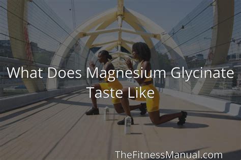 What does magnesium taste like?