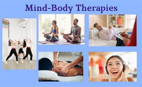 What does mind-body therapy include?