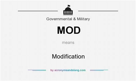 What does mod 5 mean?