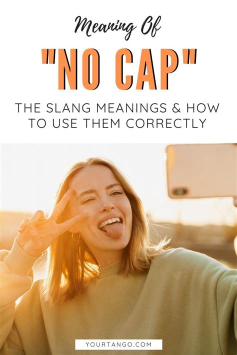 What does no cap mean in British slang?