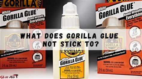 What does not stick to glue?