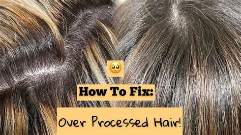 What does over processed hair look like?